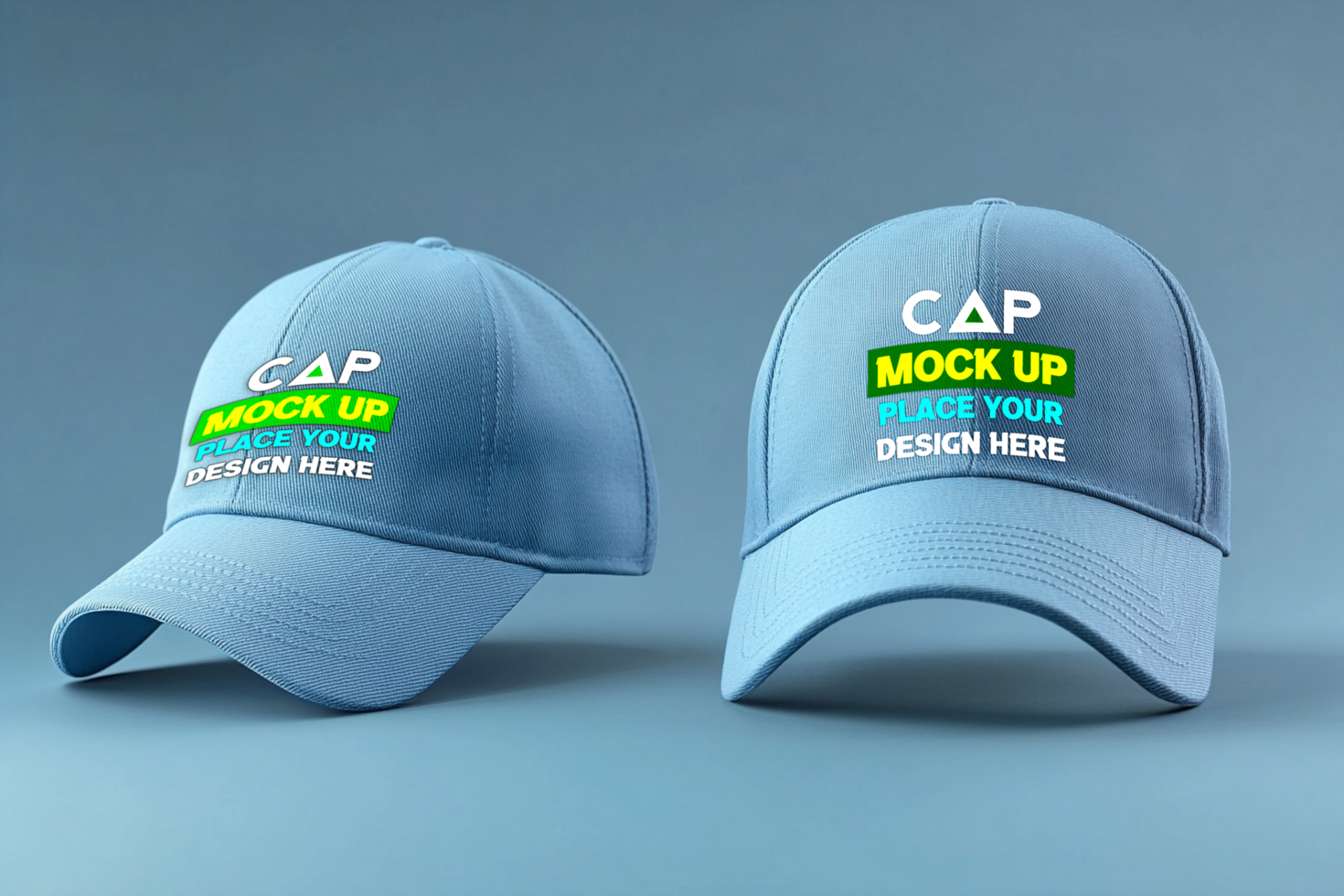 Headgear inspired mockup hats and gaming cap with stylish hat apparel for men caps apparel mockup psd