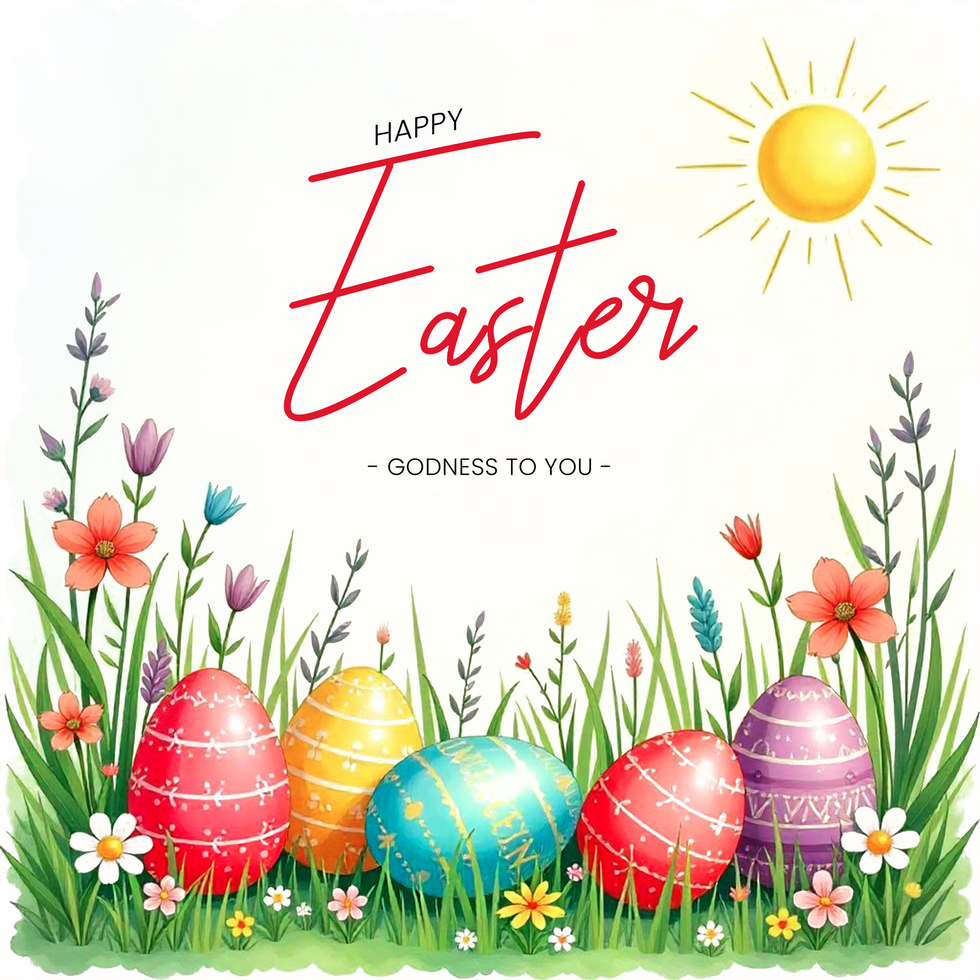 Happy Easter Printable Flyer Free Template Fully Editable and Optimized for Digital Use psd