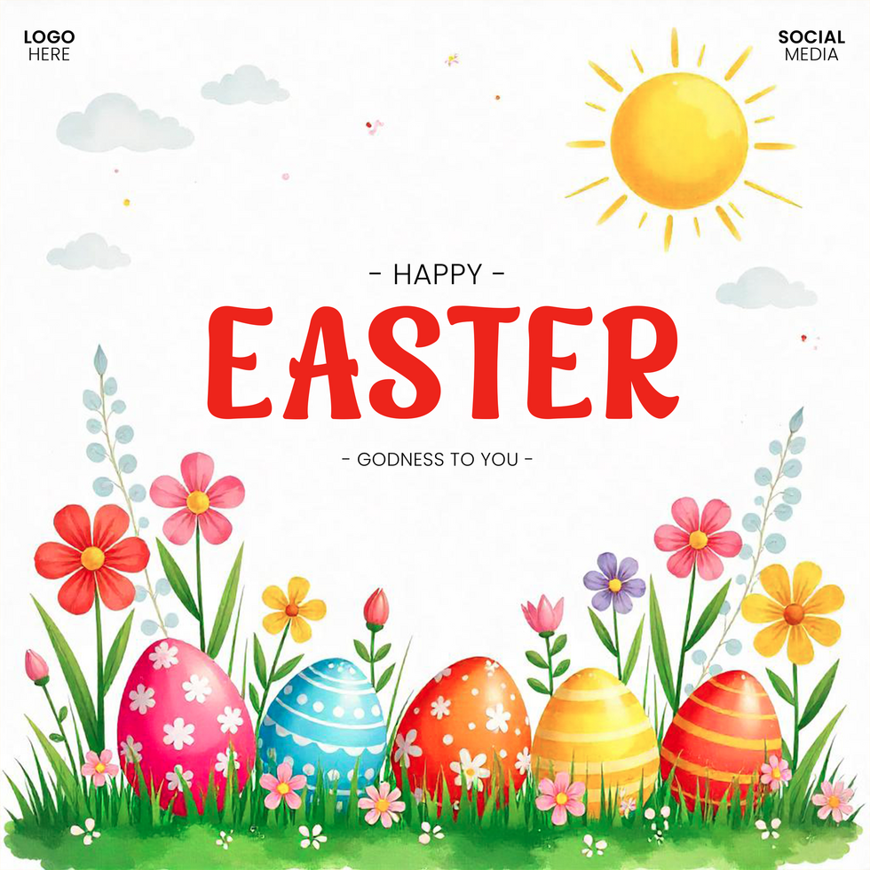 Free Easter Flyer for Classrooms and Teachers Editable and Designed for Easy Sharing psd
