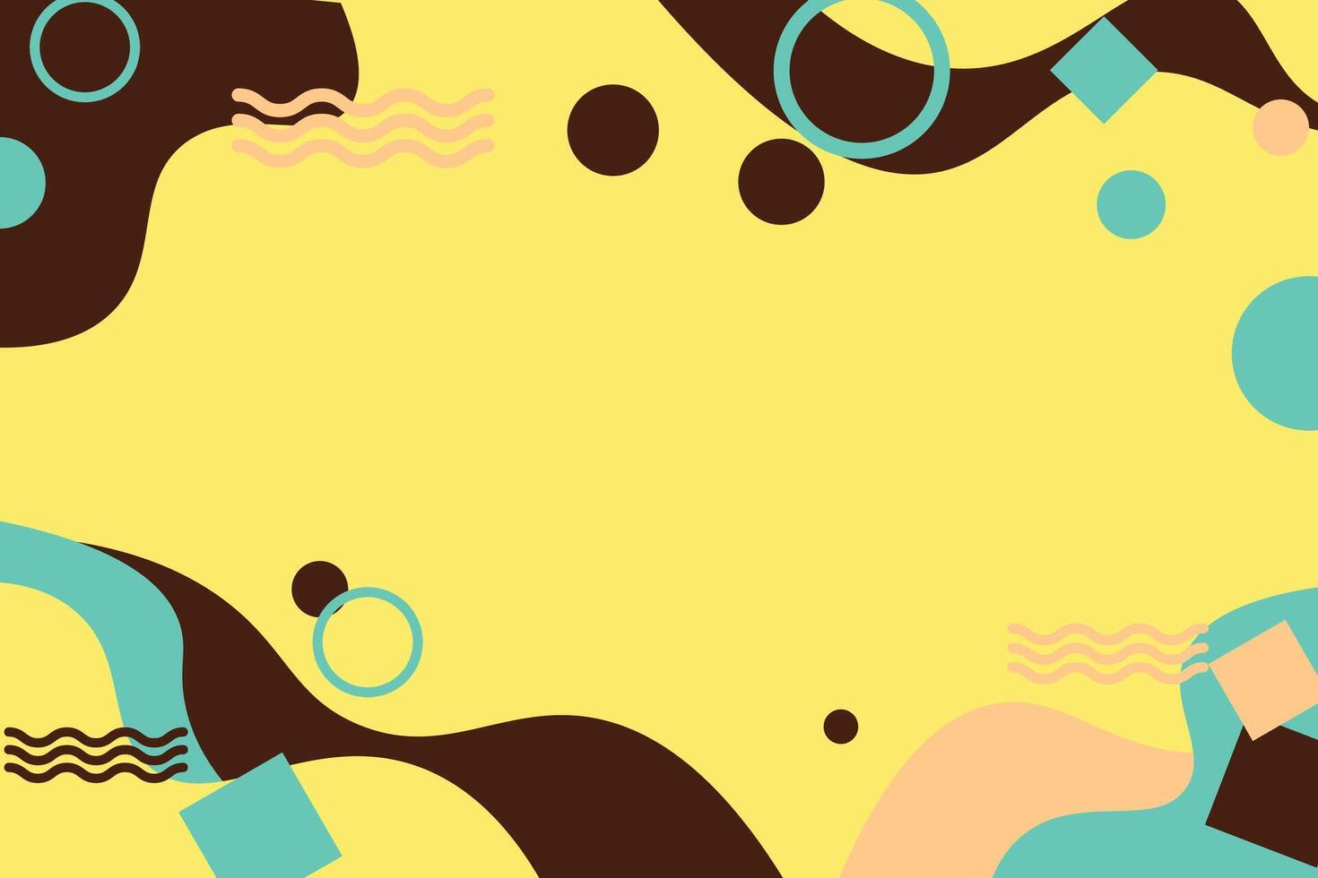 Abstract background with circles, shapes and lines vector