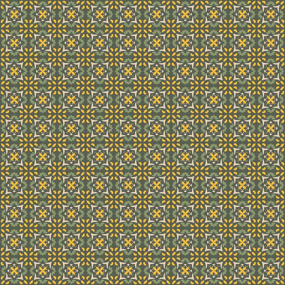 A green and yellow patterned background vector