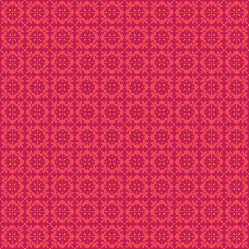 A red and pink background with a pattern vector