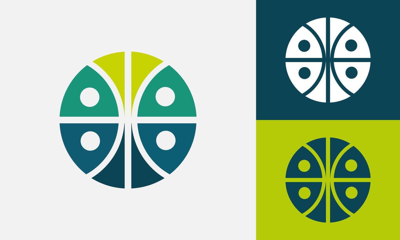 Eco-Friendly Nature Logo in Abstract Style with Organic Elements and Earth-Toned Aesthetic vector