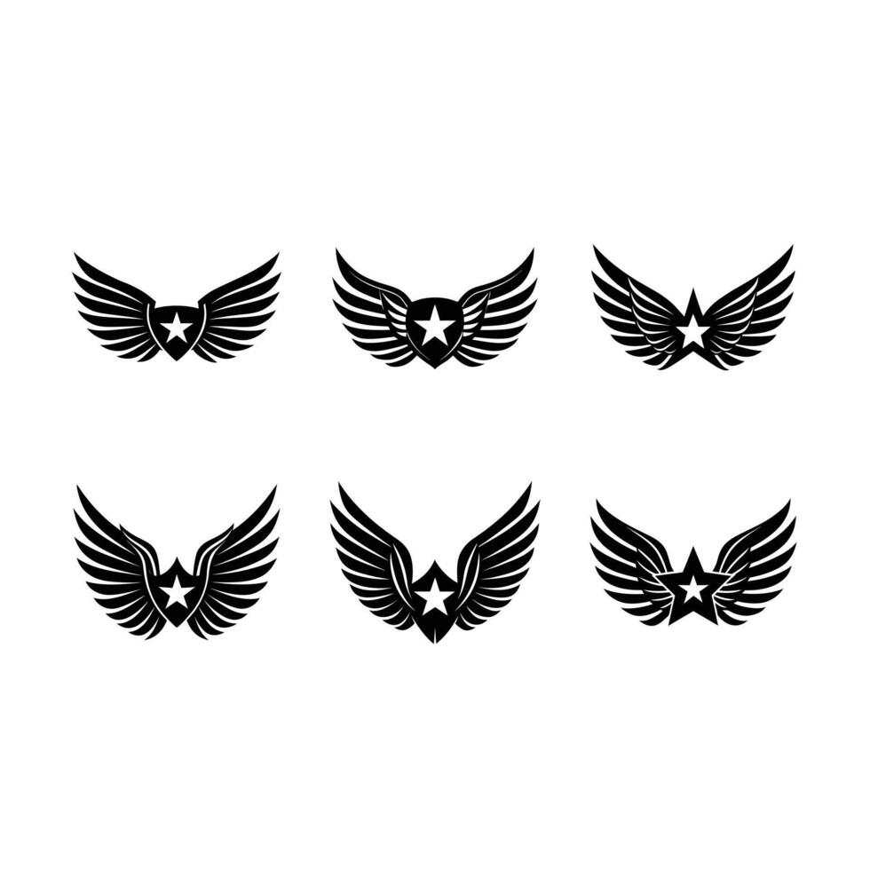 USA Patriotic Wings Graphic for Print High Quality Design for Independence Day vector