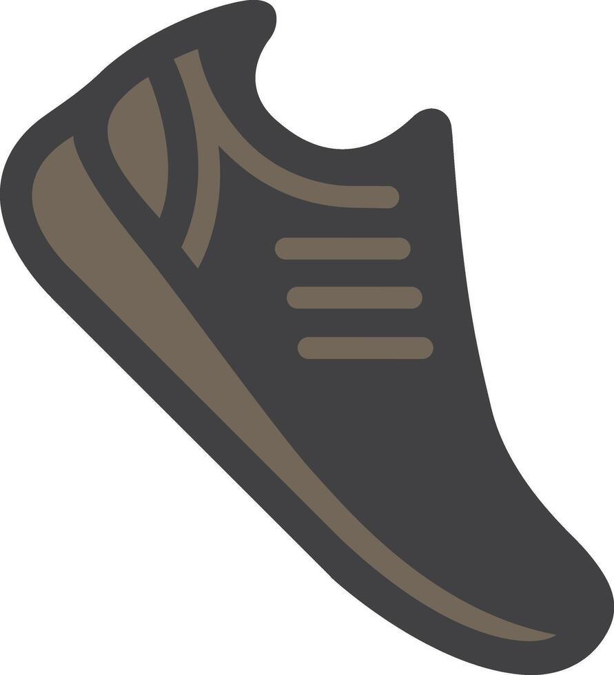 a shoe icon on a white background vector