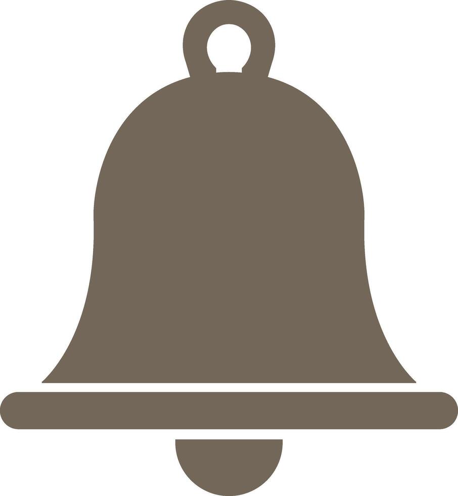 a bell icon on a white background vector