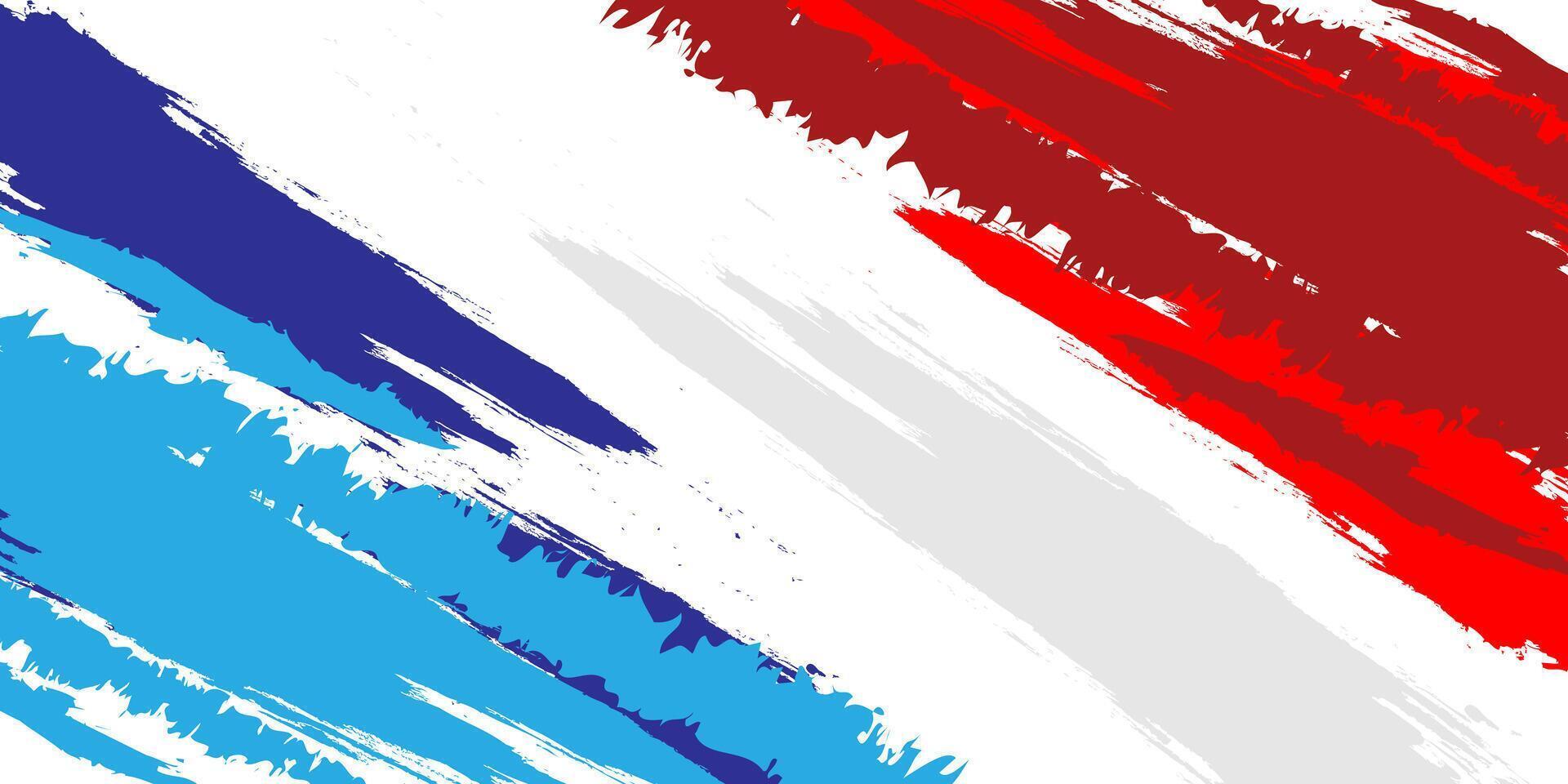Dynamic blue red and white abstract grunge texture background for sport with brush stroke and halftone effect vector