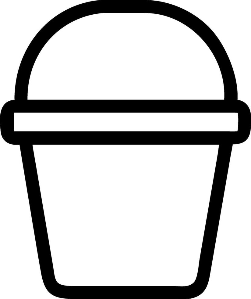 Utility Bucket Symbol Collection vector
