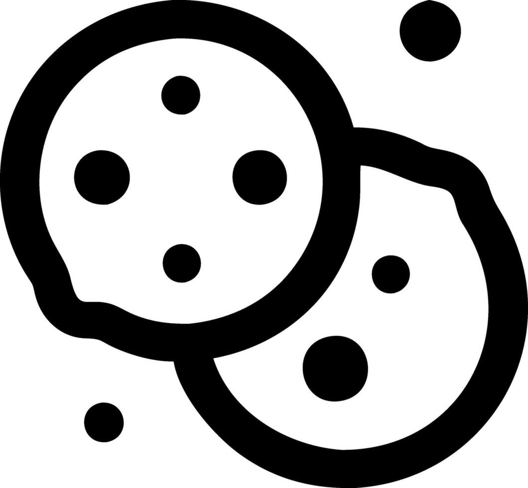Bakery Cookies Icon Set vector