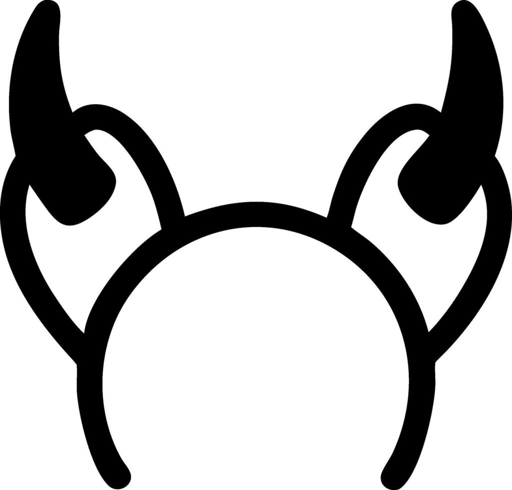 Unique Devil Horns Icon Collection vector