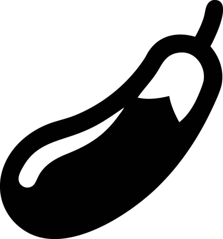 Unique Eggplant Icon Collection vector