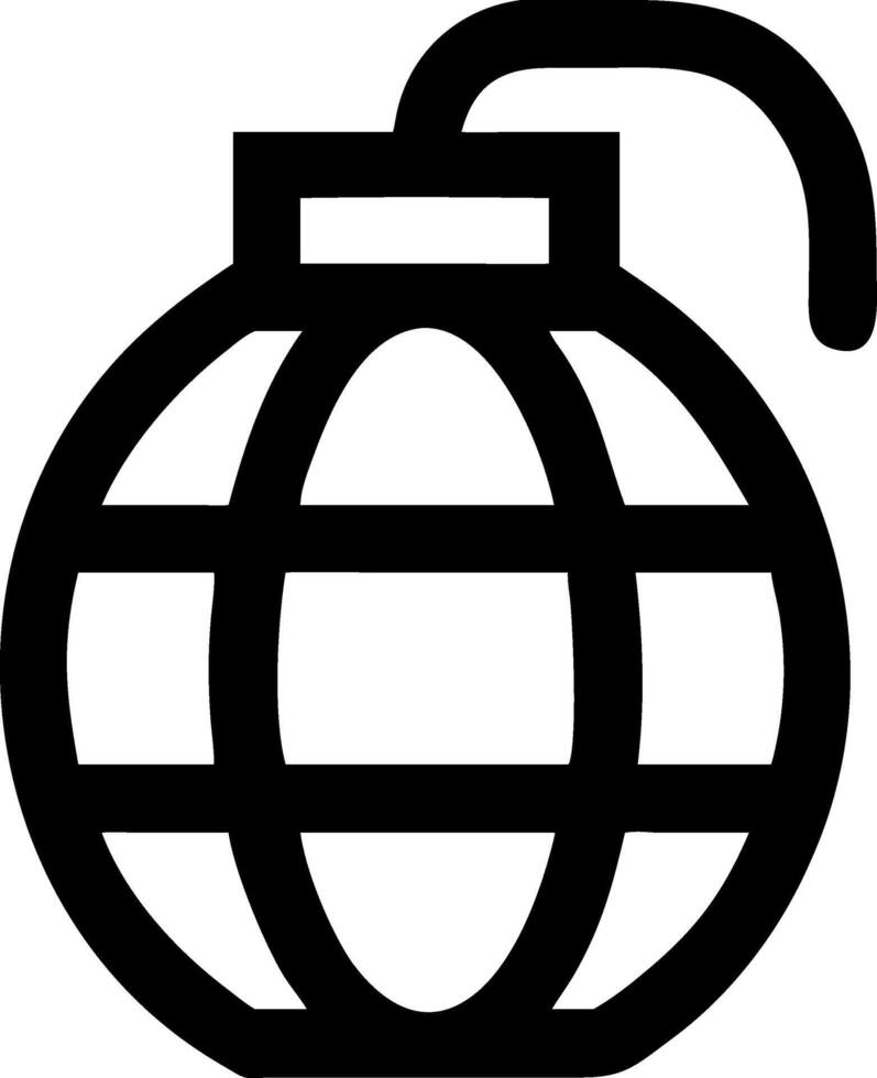 Hand Grenade Symbol Set vector
