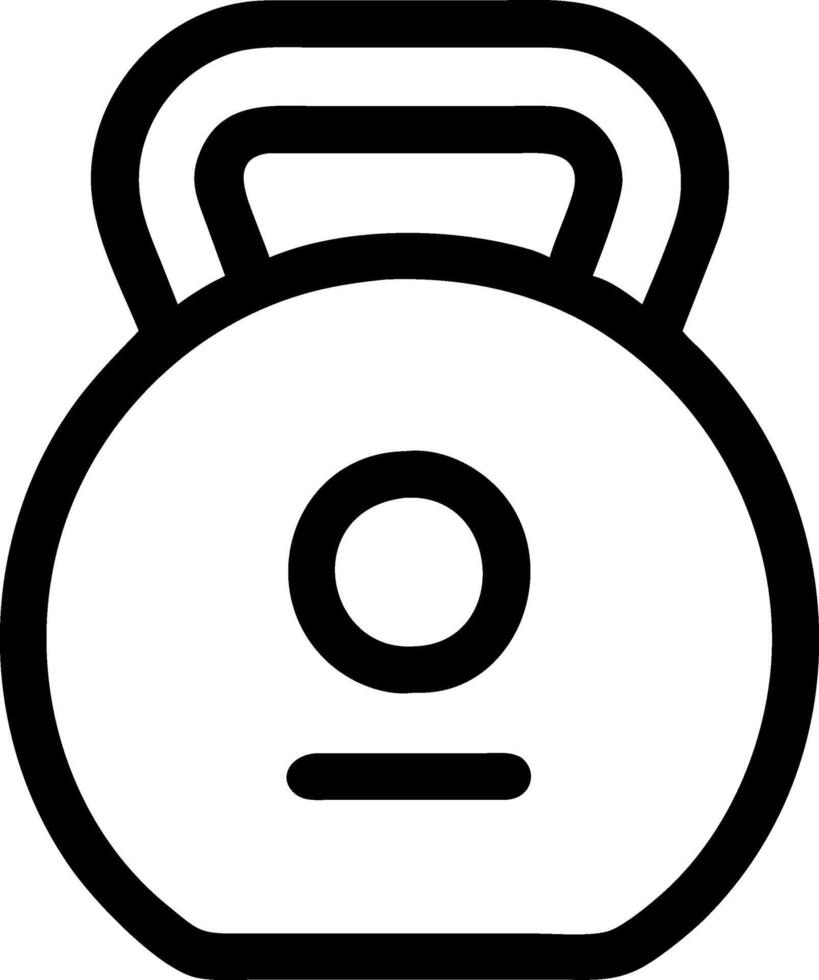 Modern Heavy Weight Icon Representation vector