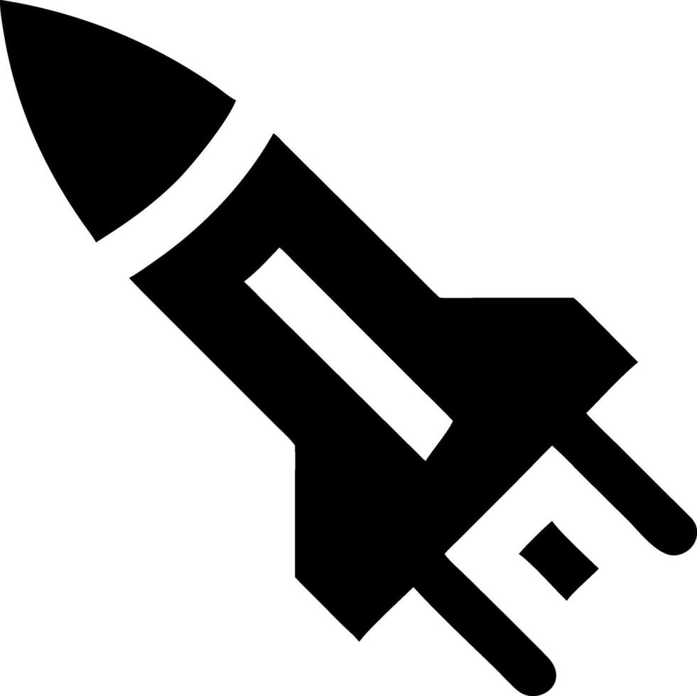 Ballistic Missile Icon Collection vector