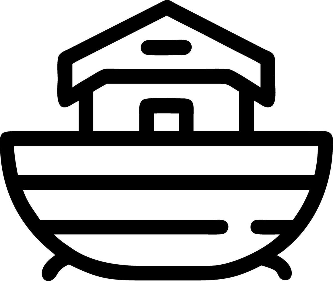 Noah's Ark Icon Design vector