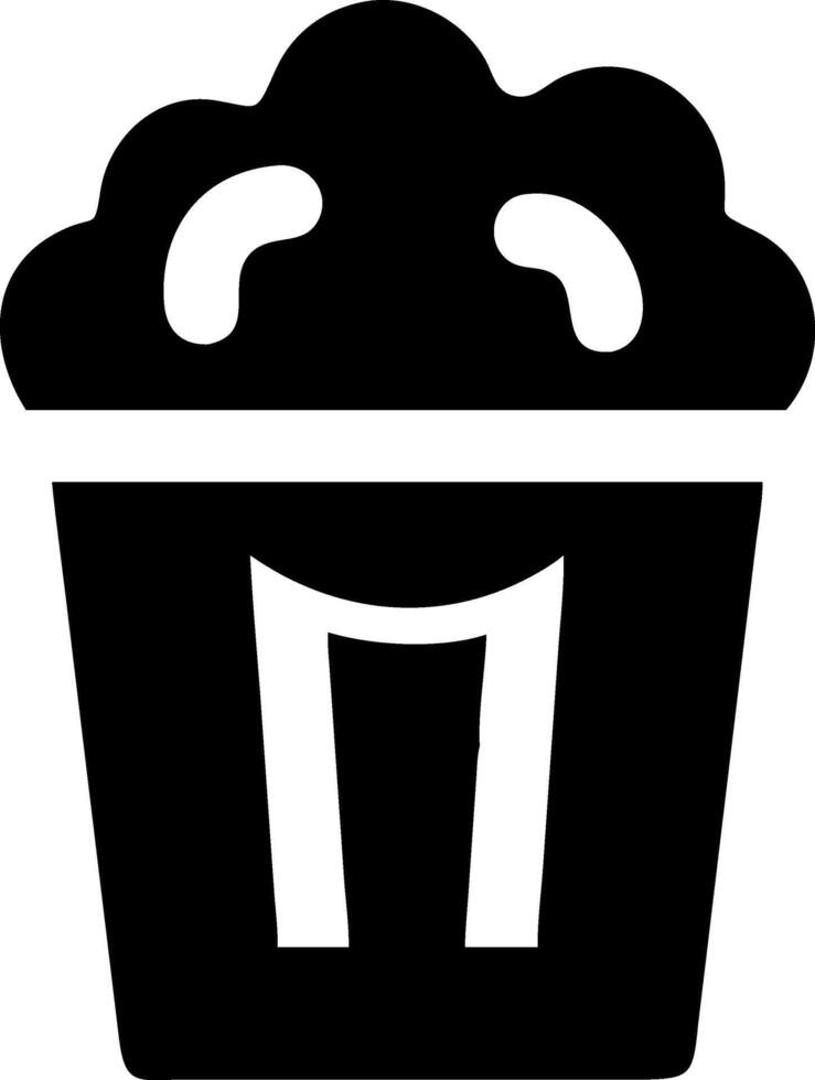 Movie Snack Popcorn Symbol Pack vector