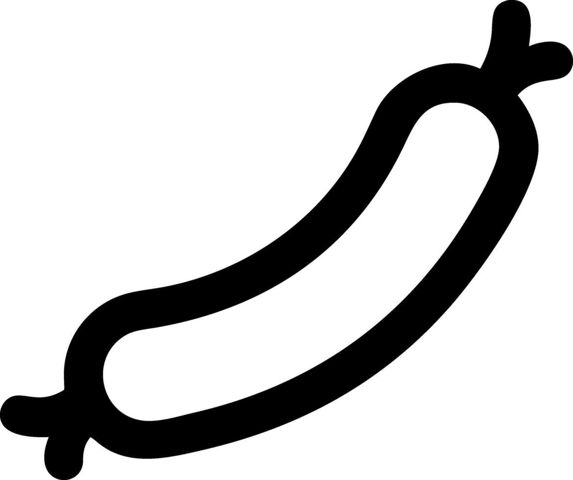 Culinary Sausage Icon Representation vector