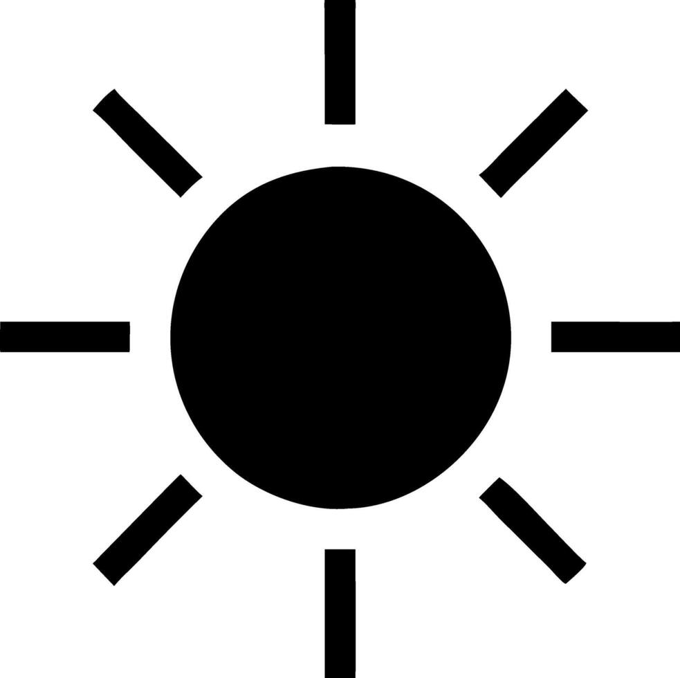 Sun Icon Symbol Set vector
