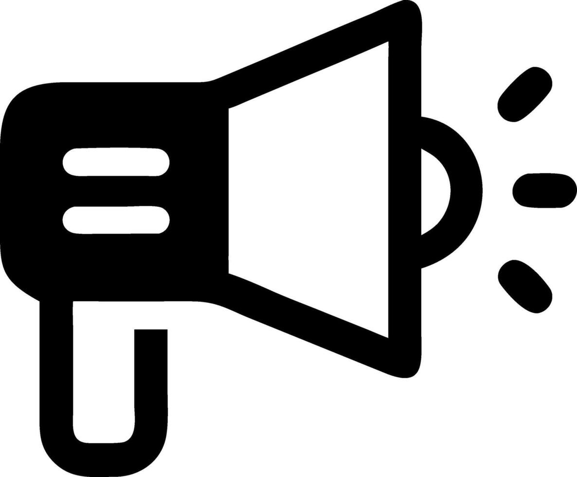 Classic Loudhailer Icon Design vector