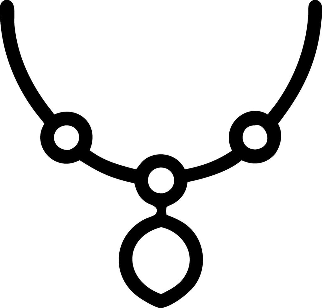 Luxury Necklace Symbol Collection vector