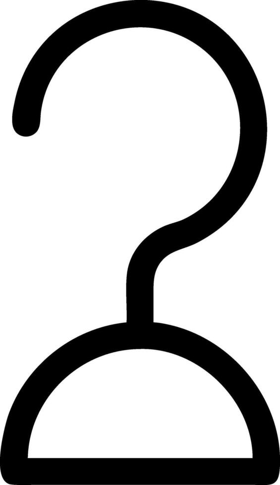 Bold Pirate Hook Icon vector