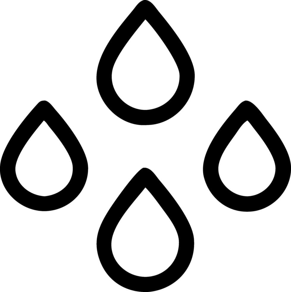 Gentle Raindrops Symbol Pack vector