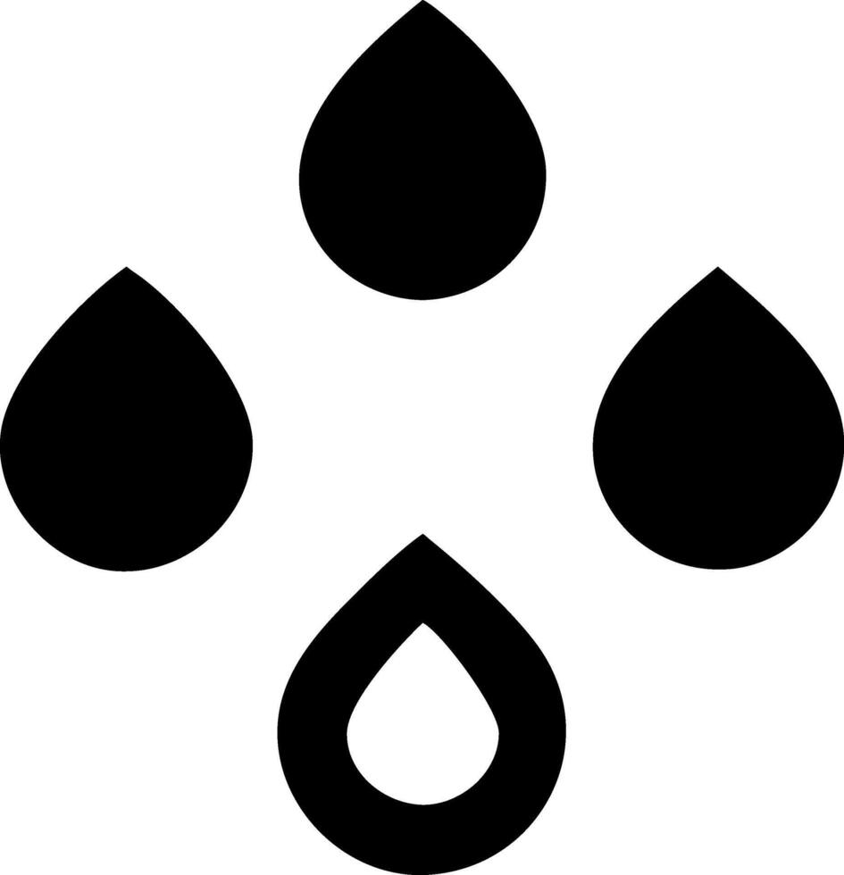Seasonal Raindrops Icon Collection vector