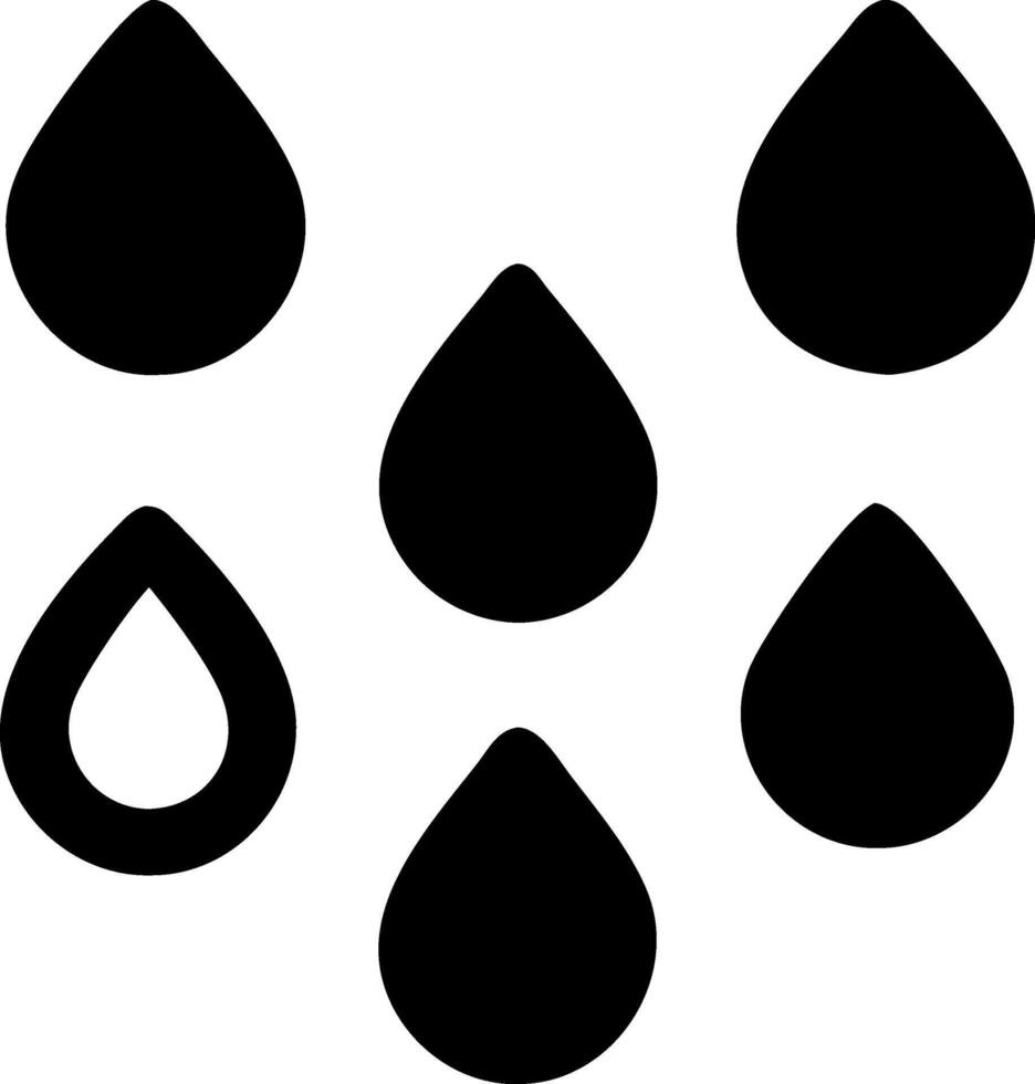 Clean Raindrops Emblem Pack vector