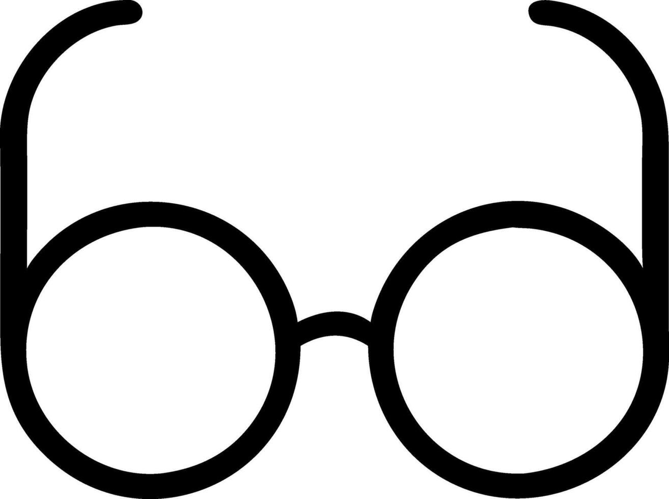 Vintage Round Spectacles Icon Designs vector