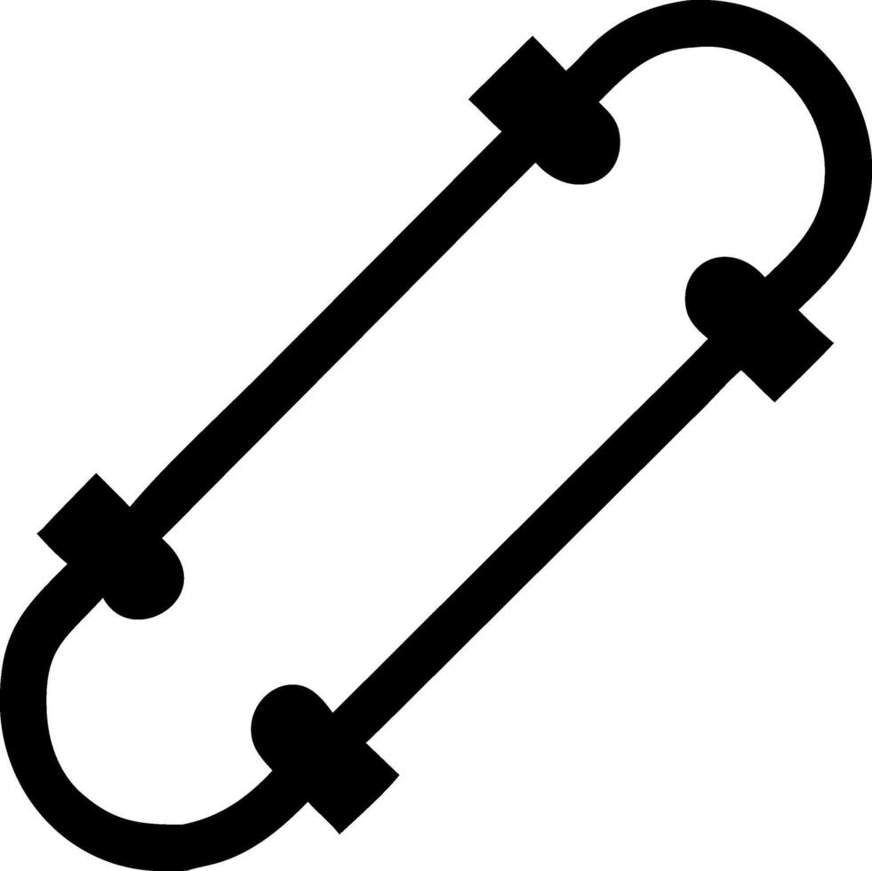 Unique Skateboard Symbol Collection vector