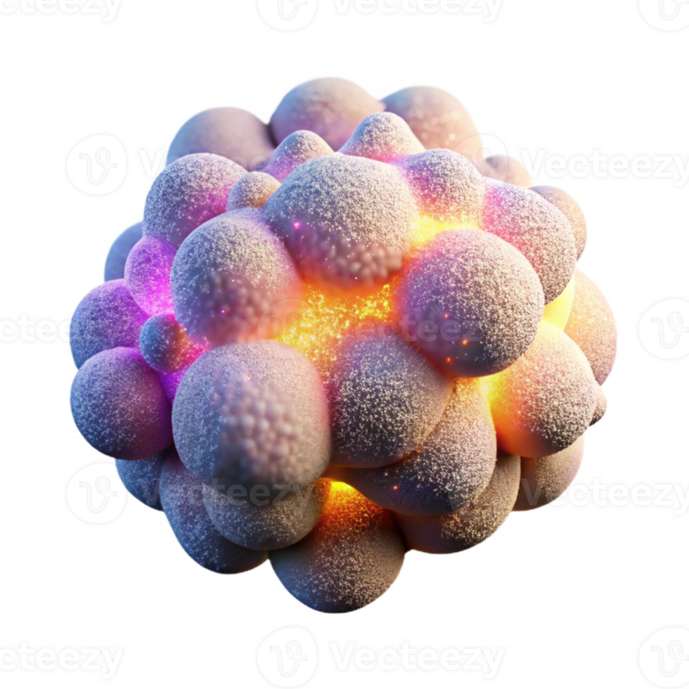 dramatic contemporary A dense cloud of colorful particles forming ephemeral patterns, illuminated by a single, intense ray of light, in a granular, pointillist style original png