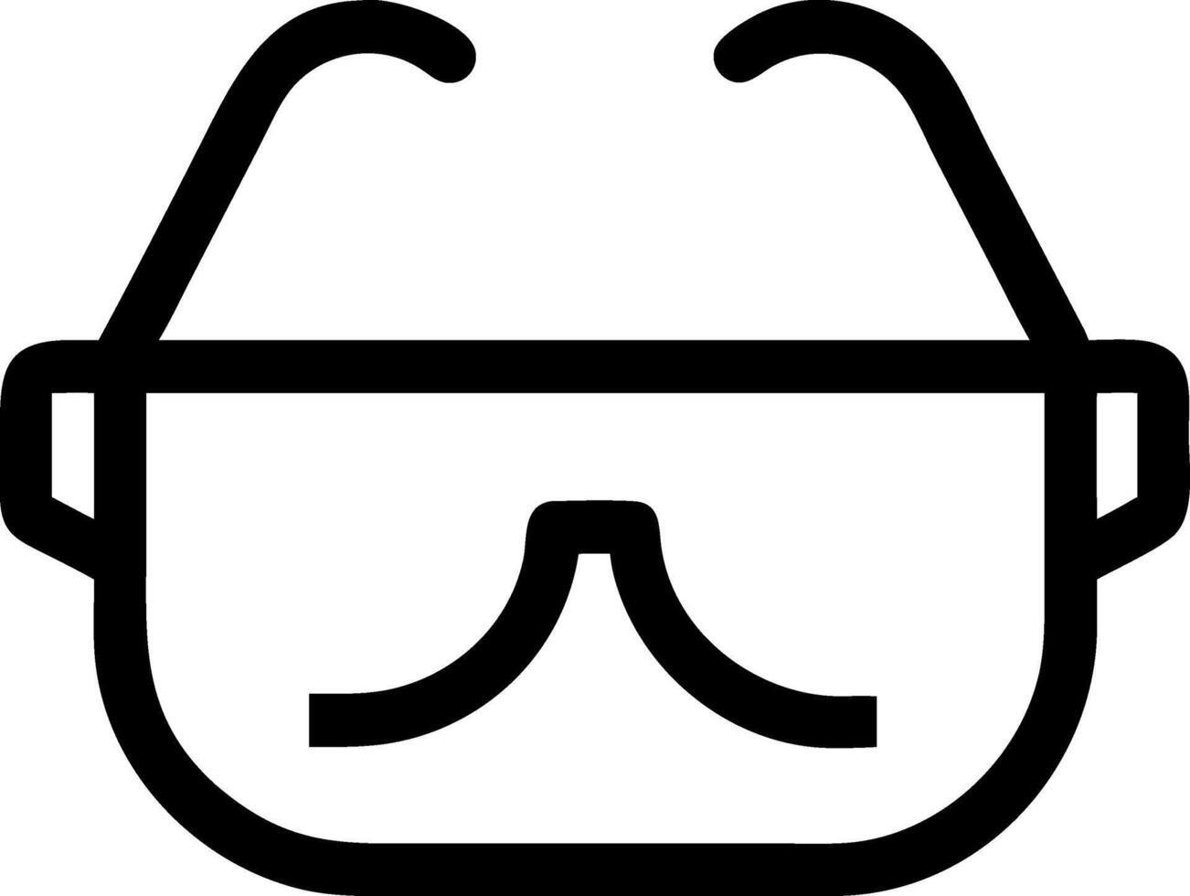 Creative X-Ray Specs Symbol Collection vector