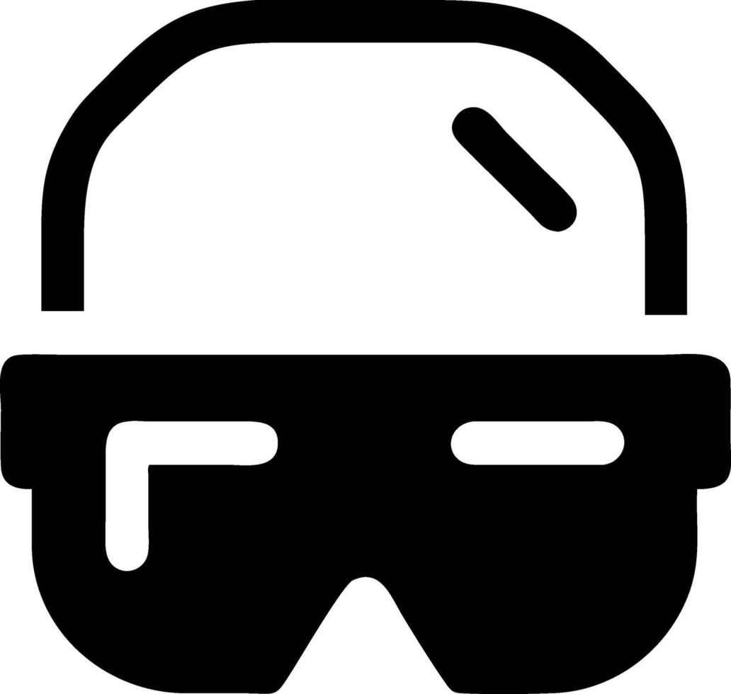 Stylish X-Ray Specs Icon Set vector
