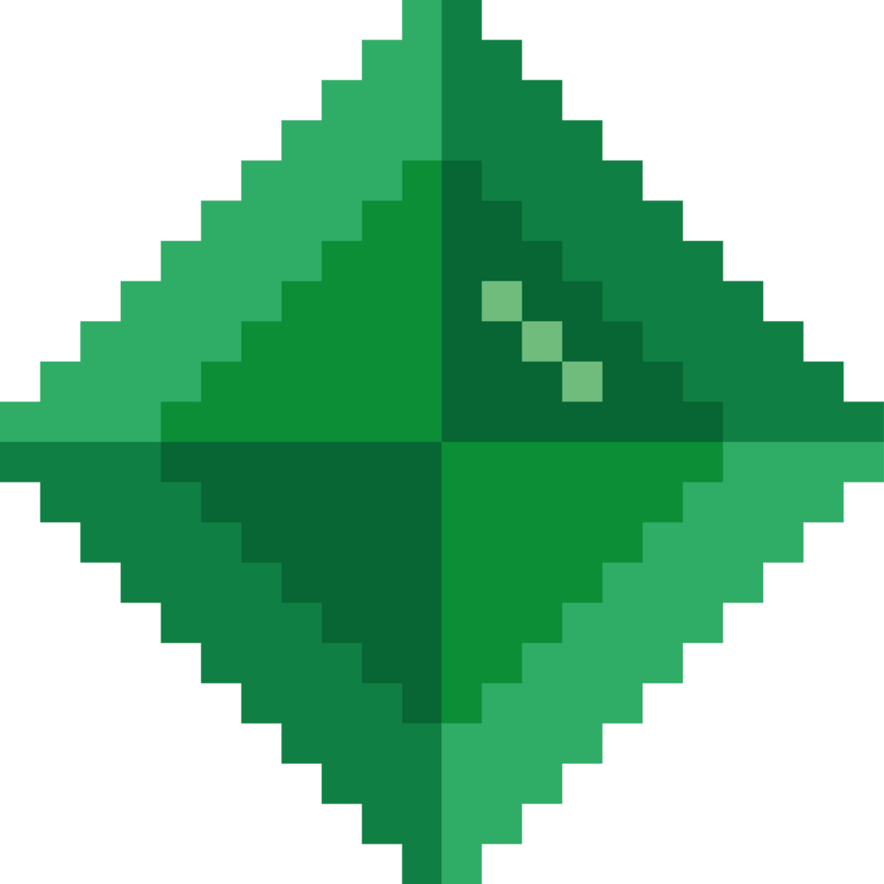 game item pixelated gem png