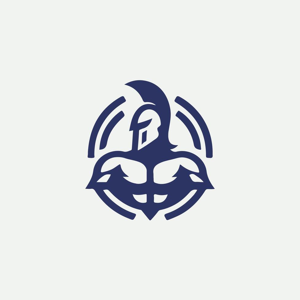 Command Linear Spartan Collection Logo Design vector