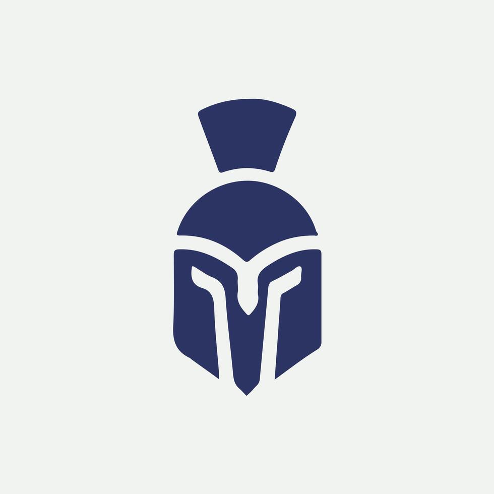 Reign Linear Spartan Collection Logo Design vector