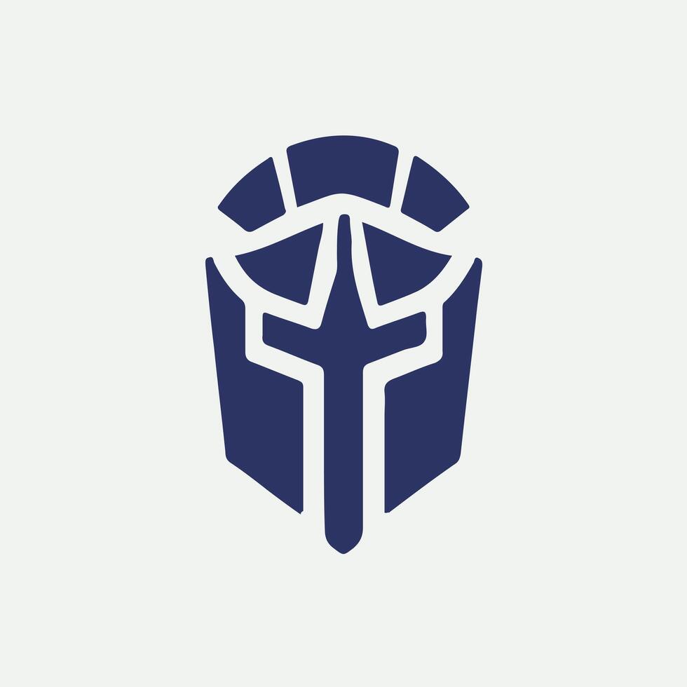 Pulse Linear Spartan Collection Logo Design vector