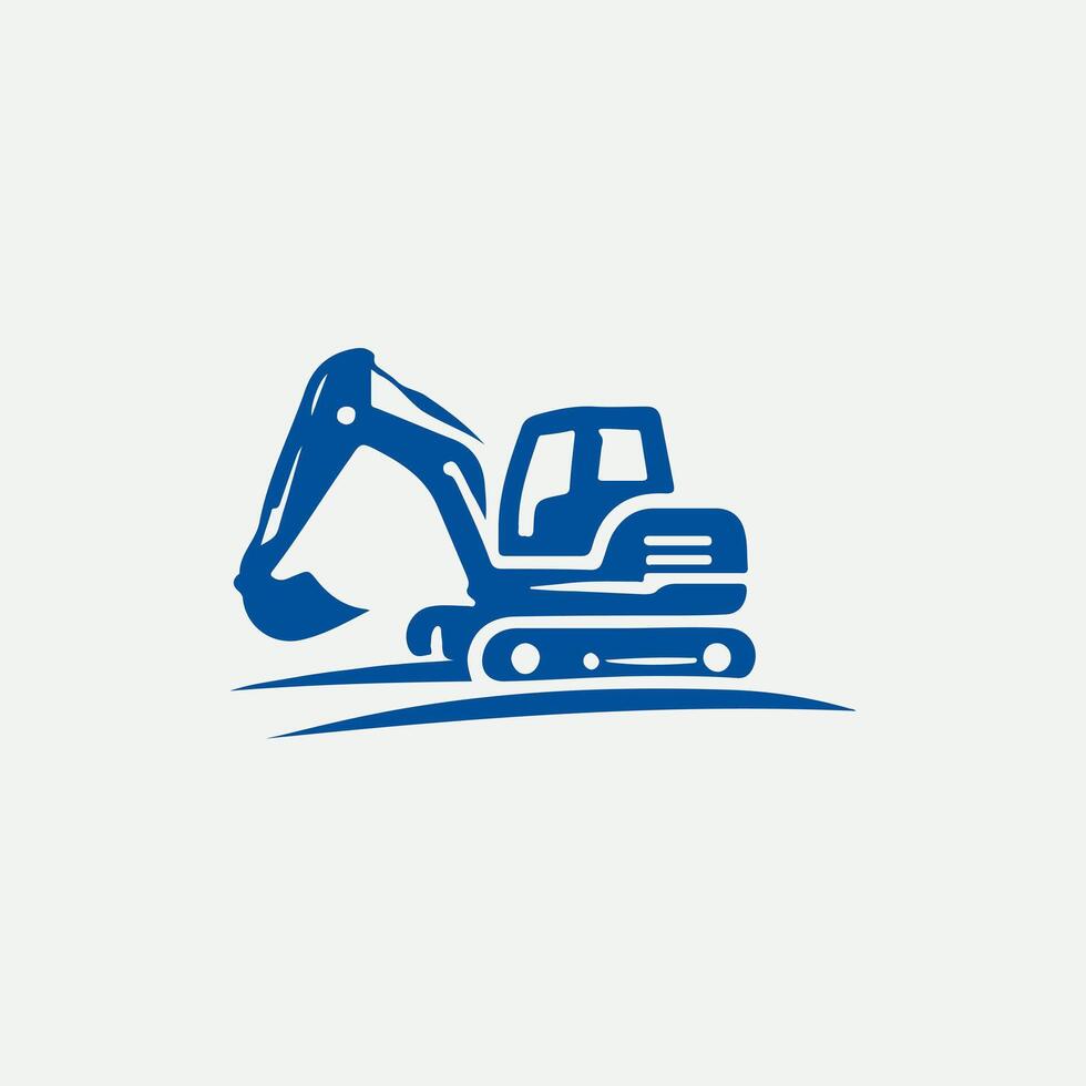 Mighty Trench Excavation Logo vector