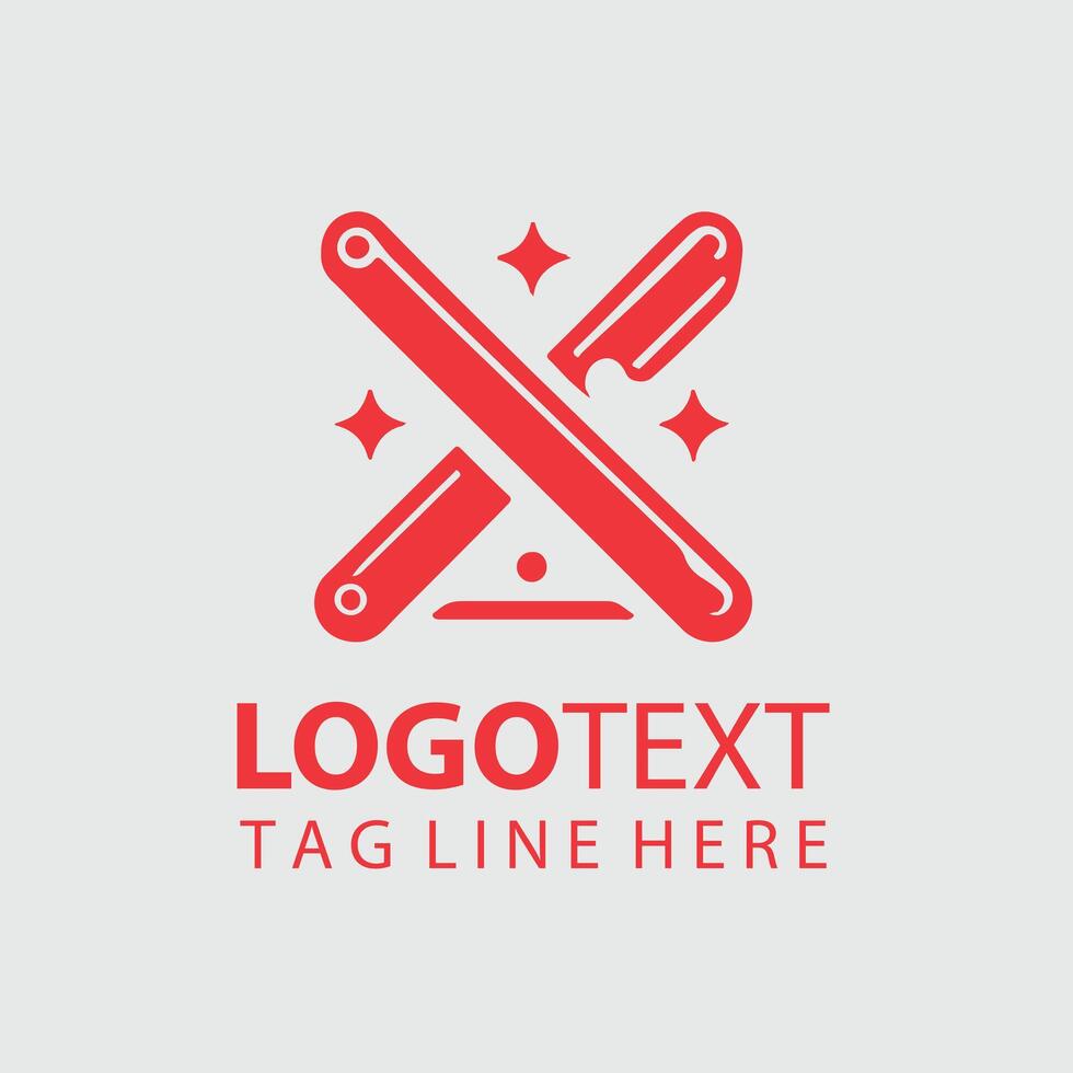Sharp Craft Straight Razors Logo vector