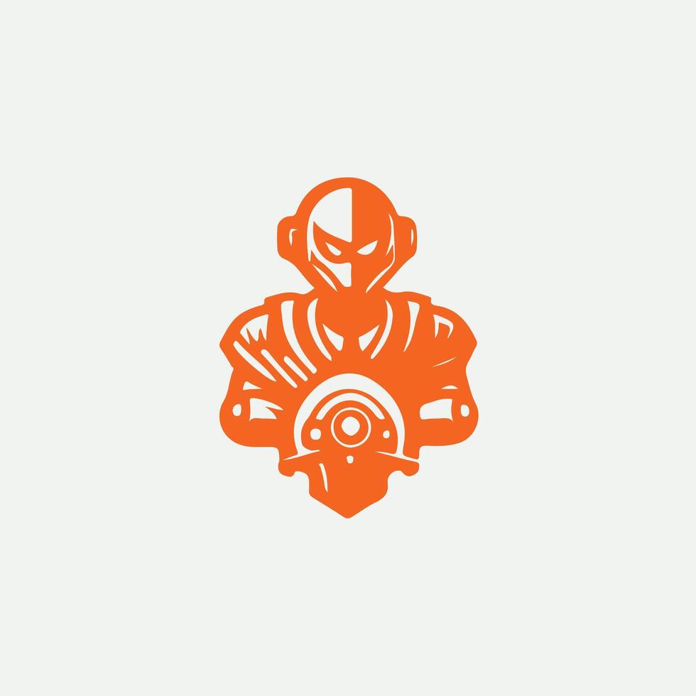 Mech Adept Robot Logo vector