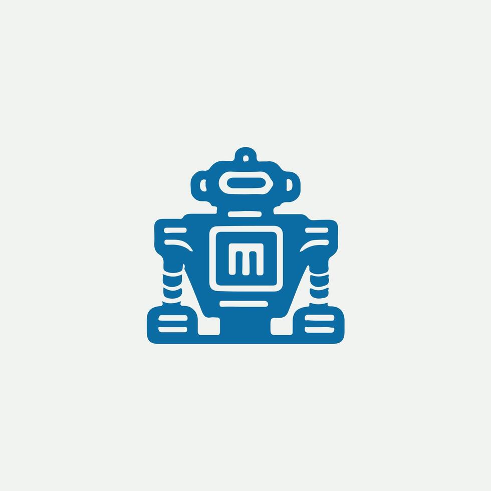 Mech Tronix Robot Logo vector