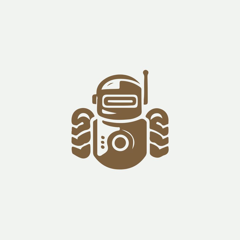 Synth Robot Logo vector