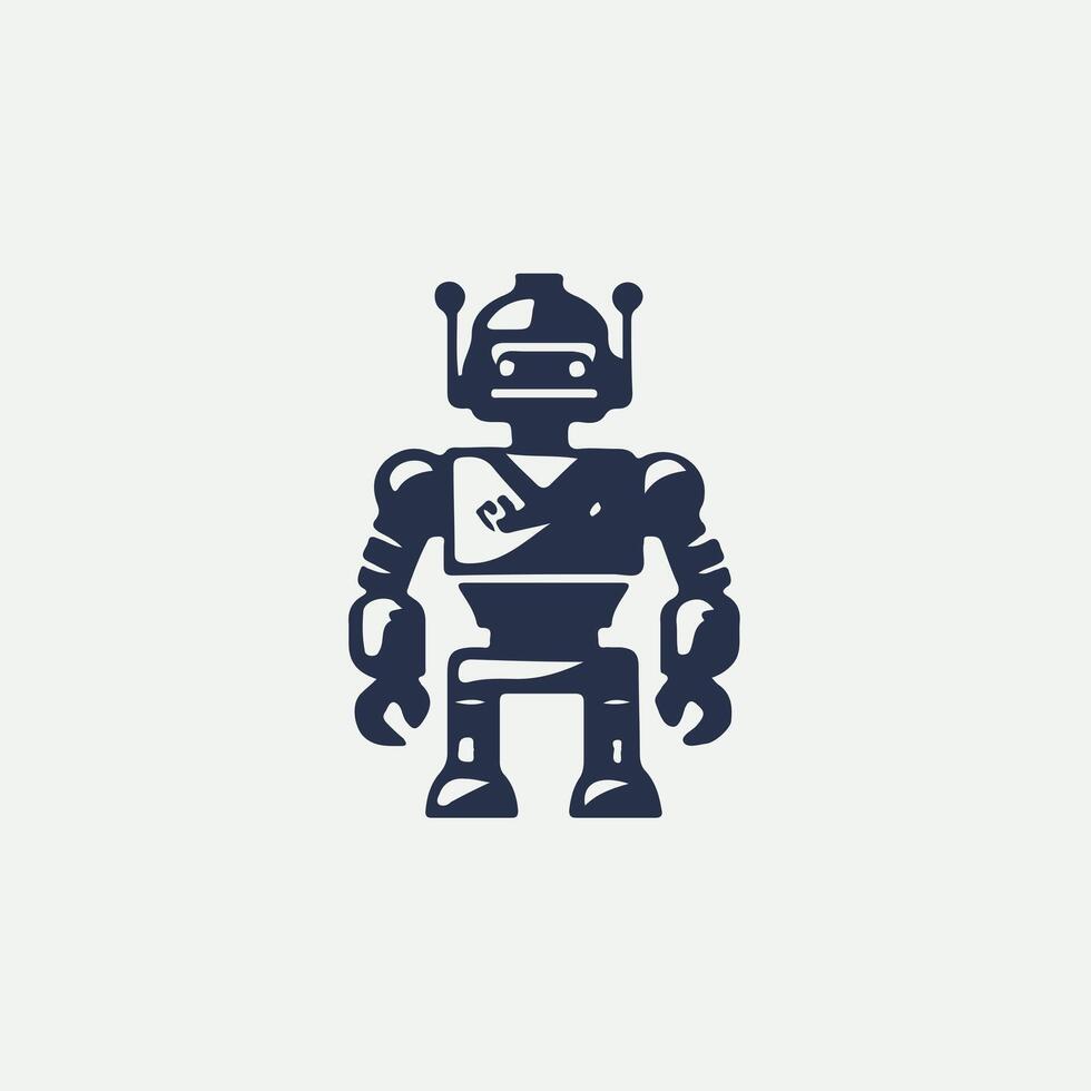 BotX Robot Logo Design vector