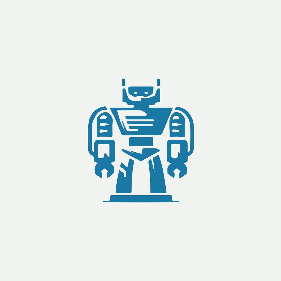 Masters Robot Logo Design vector