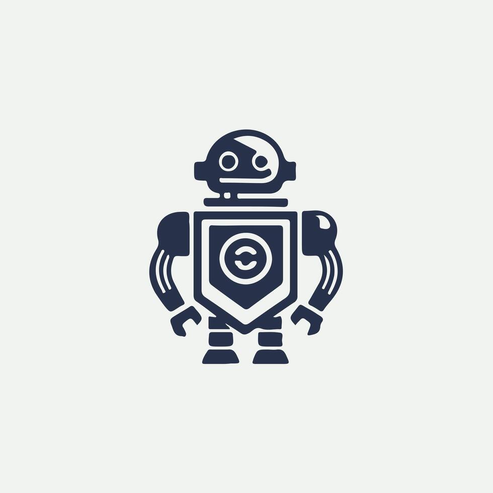 Cyber Mechs Robot Logo Design vector