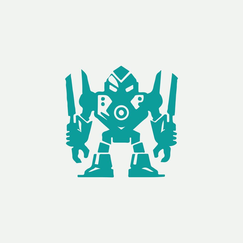 Next Gen Robot Logo Design vector