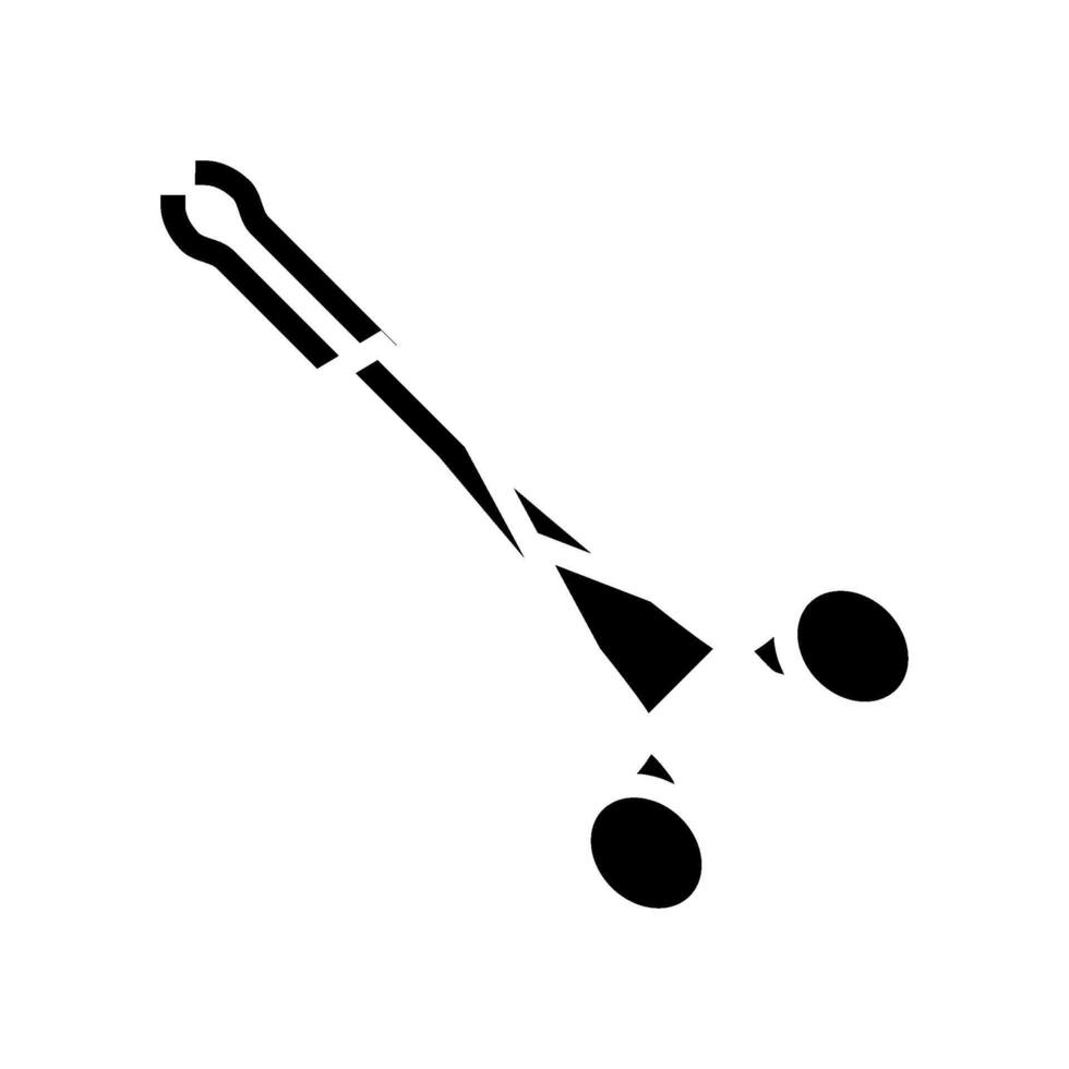 forceps surgeon glyph icon illustration vector
