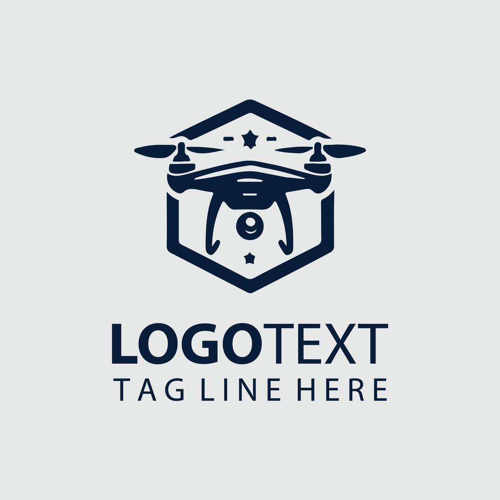 DynaFly Drone Logo Design vector