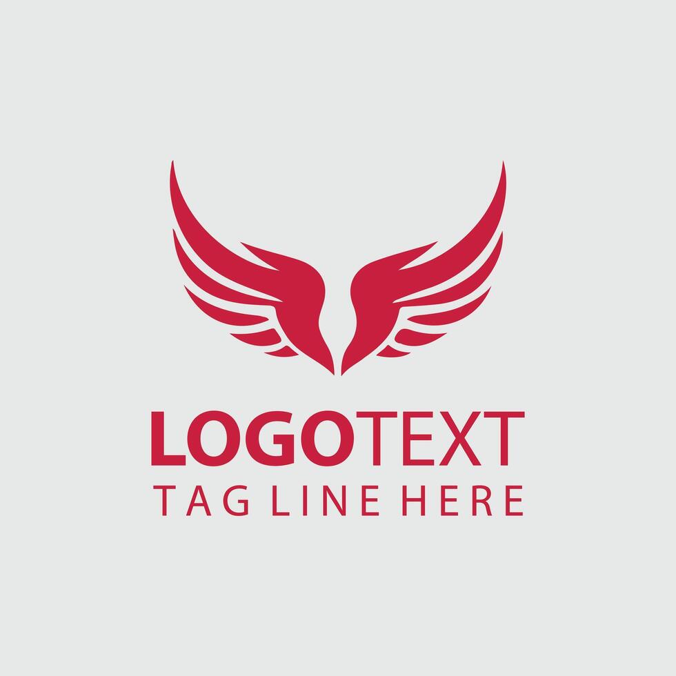 Soaring Heights Wings Collection Logo Design vector