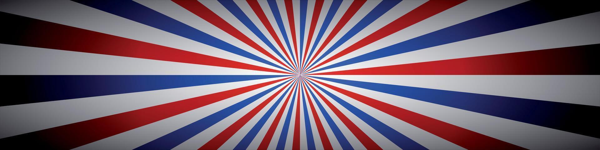Vibrant Star Explosion Barber Background with Red, Blue, and Gray Accents vector